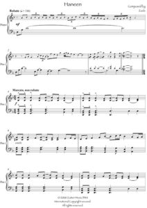 Music Sheet Haneen