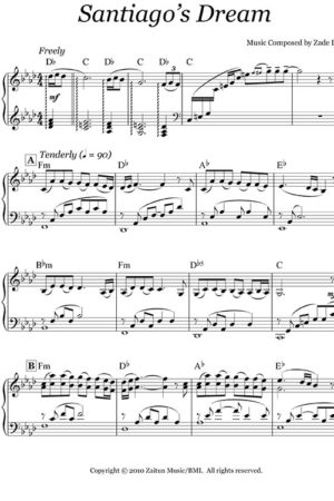 Music Sheet Santiago's Dream