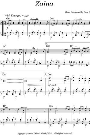 Music Sheet Zaina