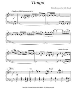 Music Sheet Tango