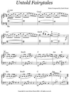 Music Sheet Untold Fairytales